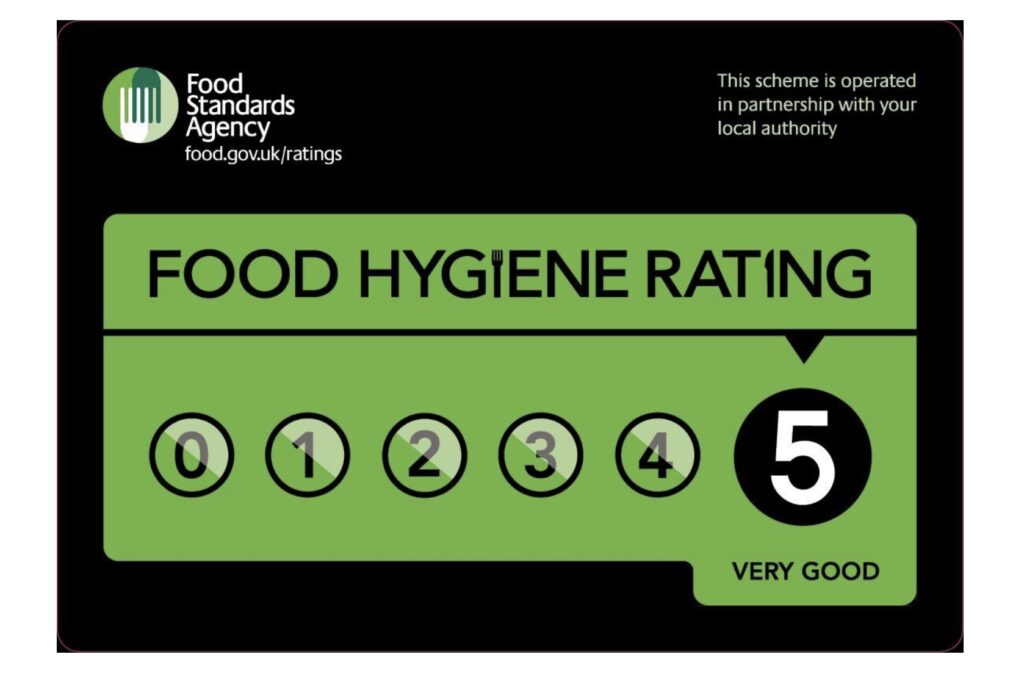 Food Hygiene Rating sticker