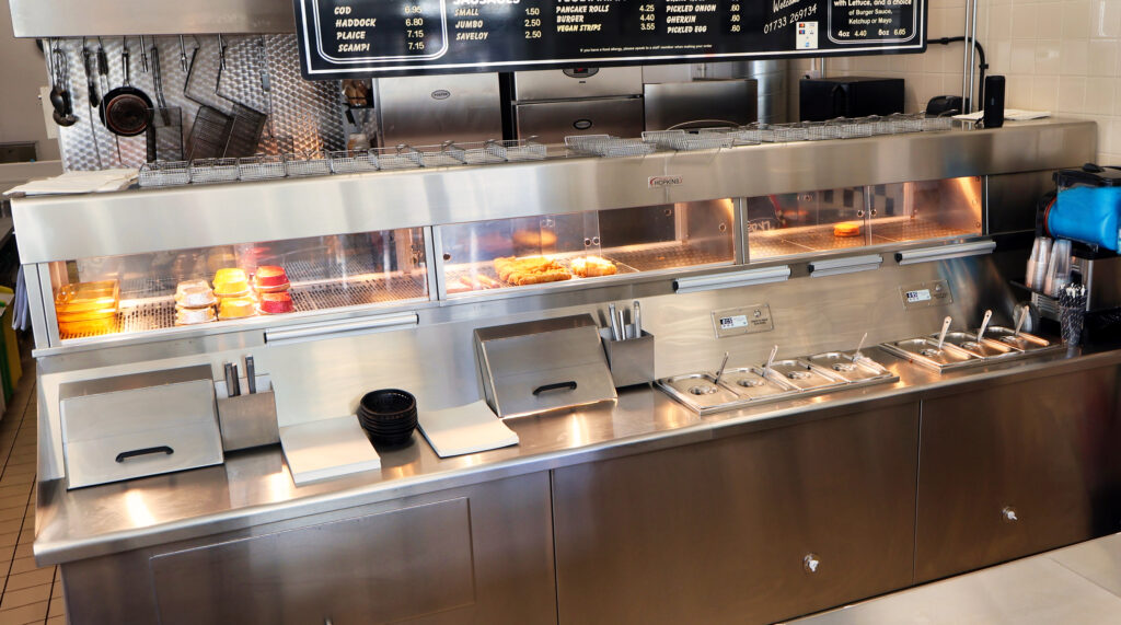 Server Side of Island (L-R)