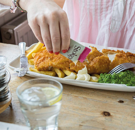 Sachets Fish & Chips