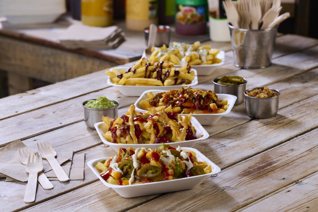 BOOKER Loaded fries group shot