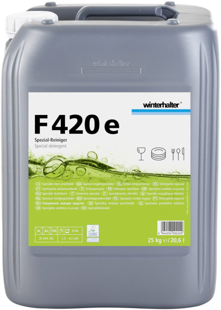 F 420e detergent from Winterhalter
