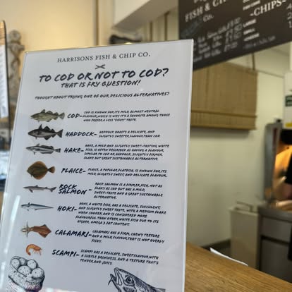 Harrisons tasting board