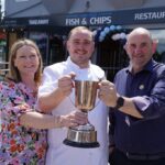 Julie Will and Graeme Burrell from Yarm Road Takeaway of the Year winner 2025