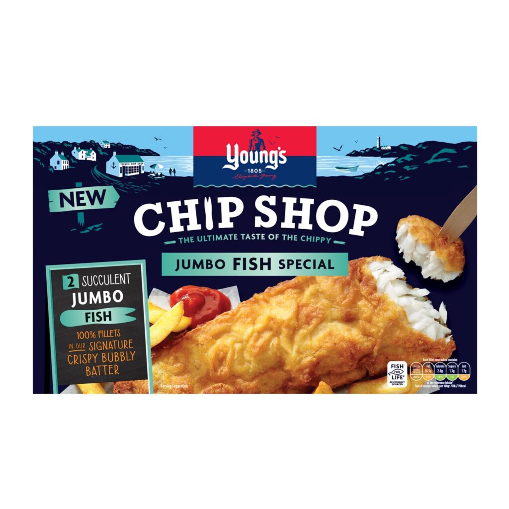 Young s Chip Shop Jumbo Fish Special 480g F 2