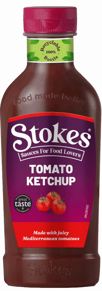 107292 Stokes Sauces Tomato Ketchup 420g Squeezy Bottle
