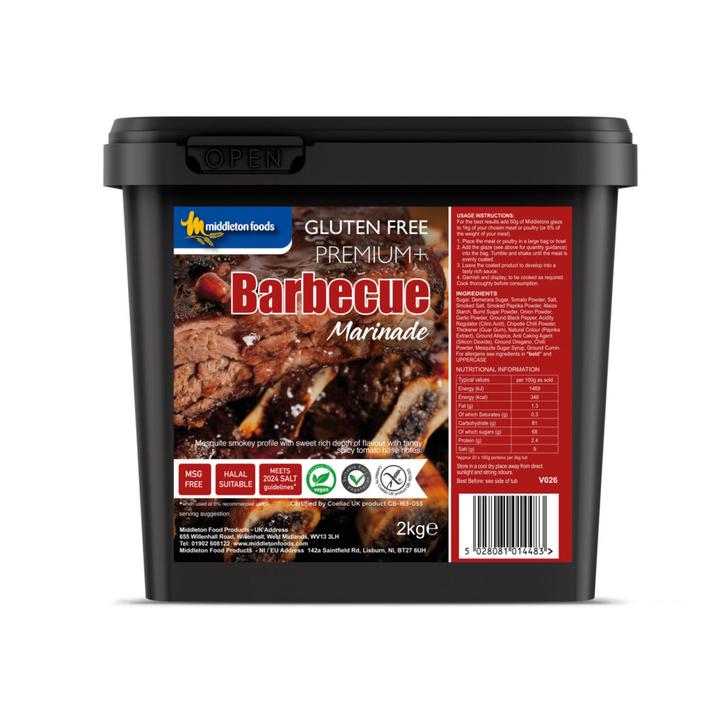 V026 Premium Plus GF Barbecue marinade 2kg GB 163 053 2025 cmyk
