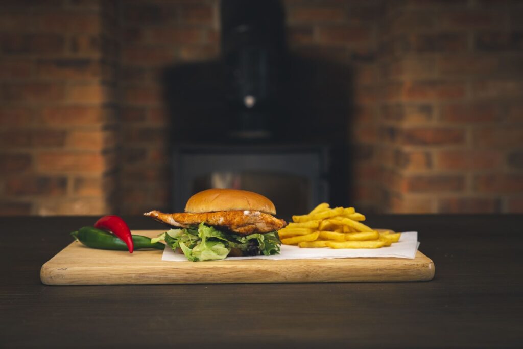 Chicken Train Peri Peri Chicken Burger