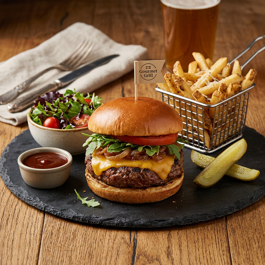JJ Foodservice Chargrill Burger concept