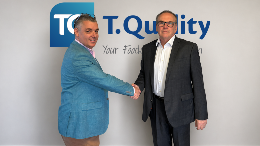 TQuality Managing Director Mike Crees with Sales and Marketing Director Martin Clarke
